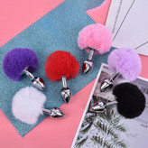 Rabbit tail anal butt plug